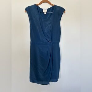 Greylin Deep Blue Midi Dress